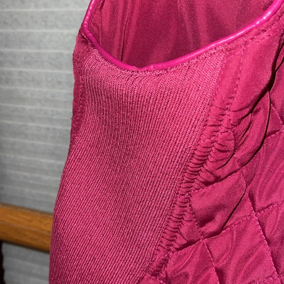 Chico’s 3 (16/18) Berry Quilted Vest - Picture 9 of 9